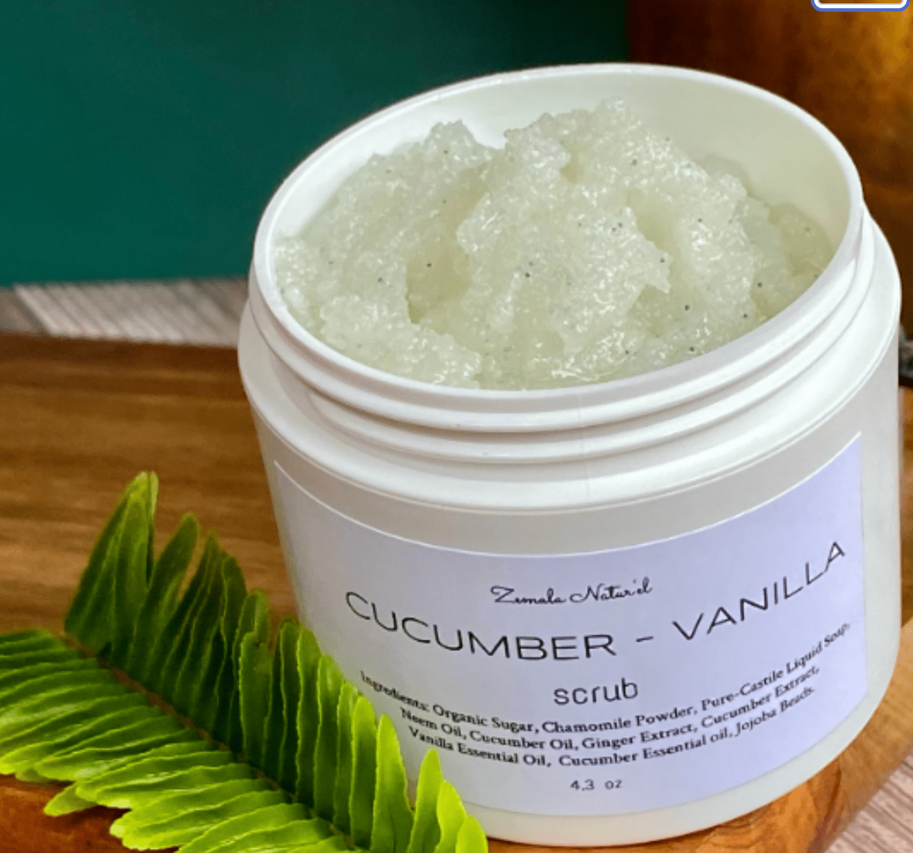 Zemala Natur'el Cucumber Vanilla Scrub